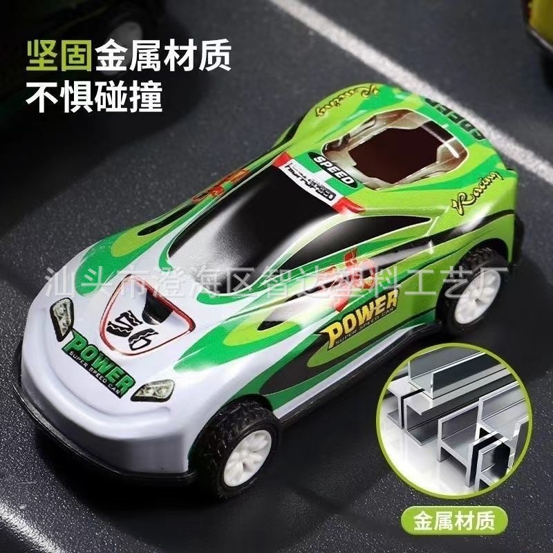 Rebound Mini Alloy Car Inertia Car Simulation Model Children's Metal Tin Toy Car Wholesale