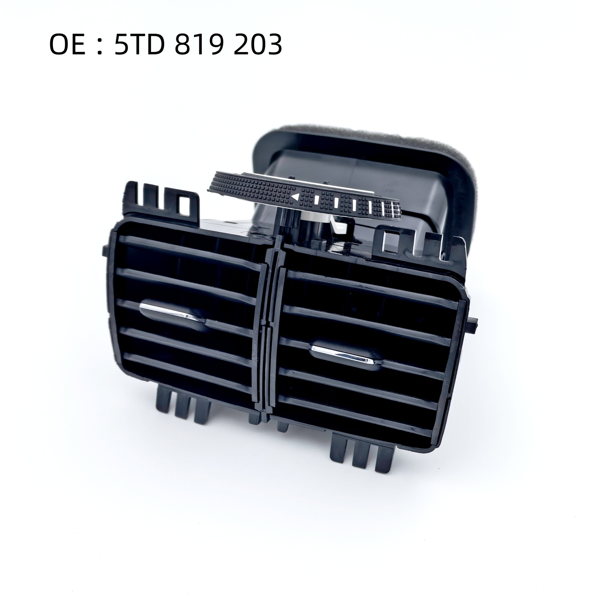 Touran L Armrest Box Air Outlet, Rear Air Outlet, Rear Air Conditioning Outlet, Louvered Air Outlet 5Td819203
