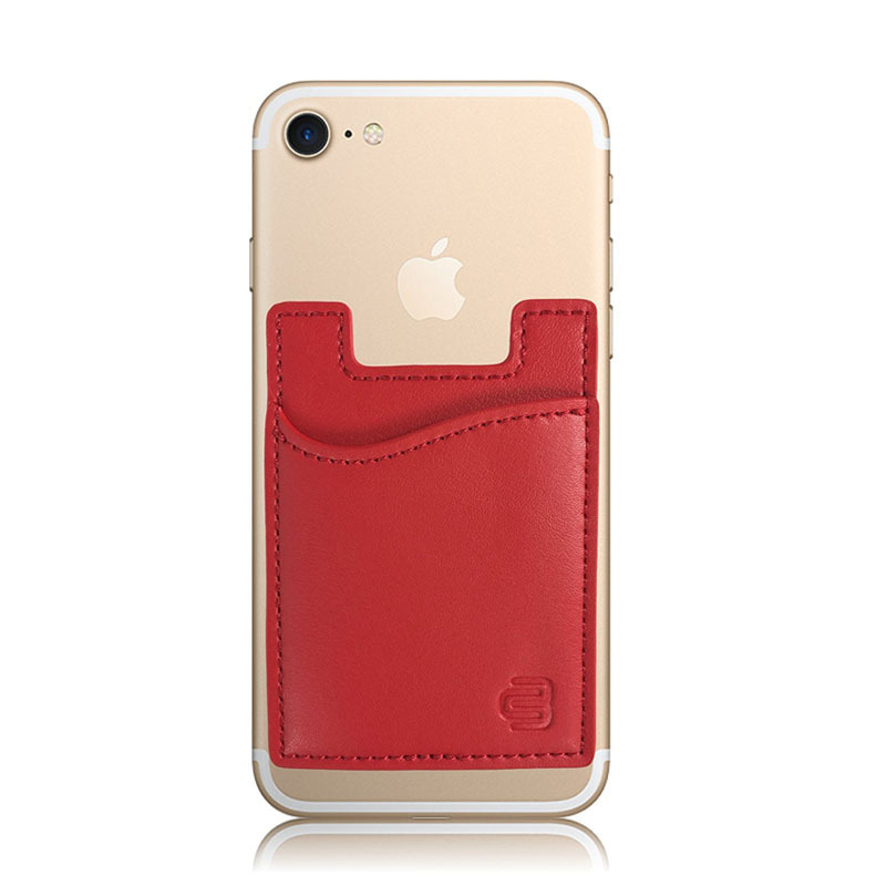 3M插卡卡套 真皮手机背贴卡套 RFID屏蔽功能 深圳龙岗工