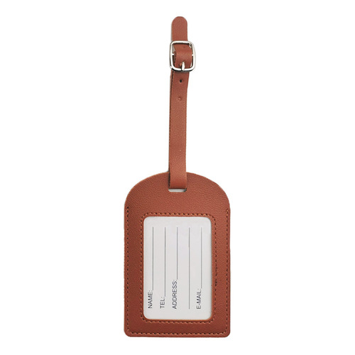 Creative travel case luggage tag with leather PU material, designed for cross-border new multi-color leather airplane boarding pass, suitable for check-in and boarding.