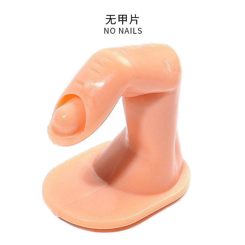 Simulación de ejercicios de uñas, moldes de manos falsos, dedos suaves y flexibles, visualización de estilos de uñas portátiles, herramientas de uñas de moldes de manos