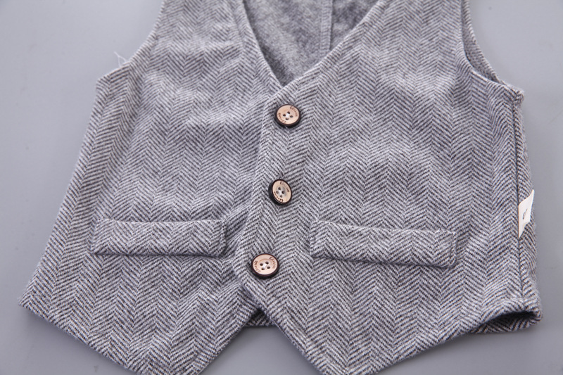 Abito da bambino, cravatta da ragazzo, abito da uomo, pantaloni a maniche lunghe autunnali e invernali, set da quattro pezzi_voghion.com