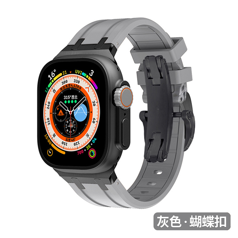 Para Apple iwatch Ultar Apple pulsera s987654 pulsera líquida pulsera de silicona pulsera S11