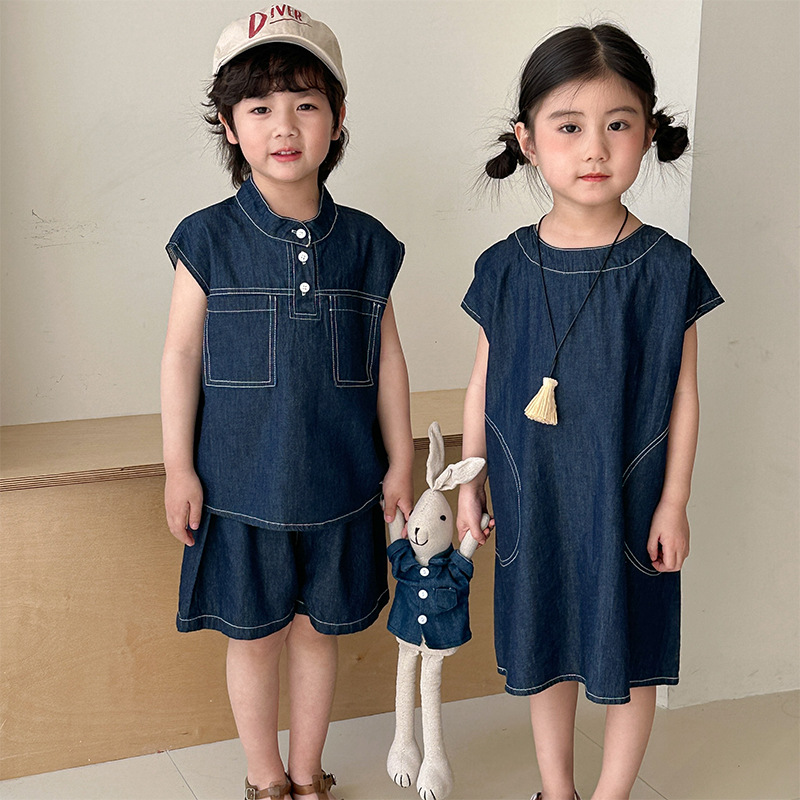 Summer denim set for boys