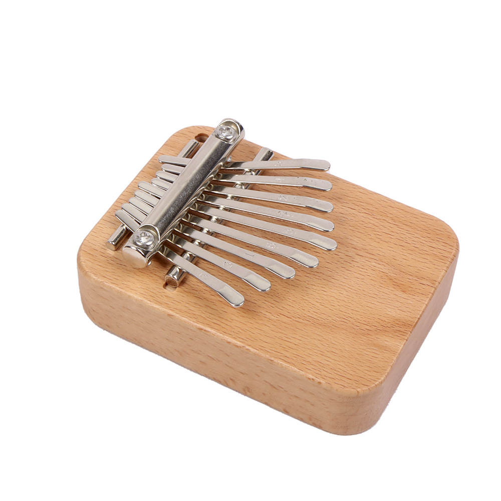 9-Note Wooden Mini Kalimba Thumb Piano, Small and Cute, Easy to Carry, Popular Souvenir Gift, Small Musical Instrument