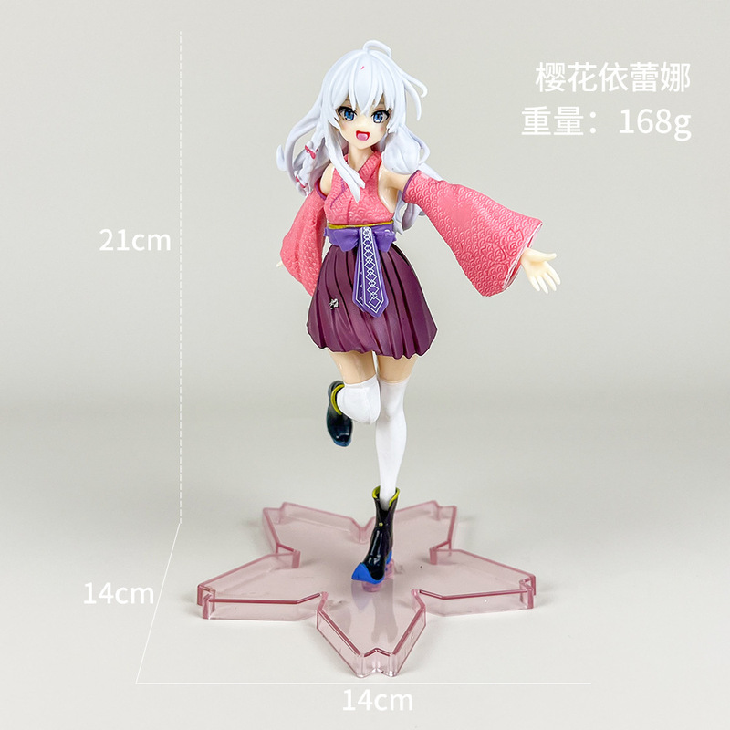 初音未来手办动漫水冰月美少女蕾姆花嫁穹妹二次元公仔模型摆件批|undefined