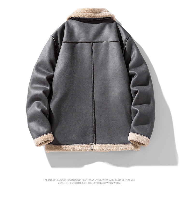 Men's Clothing Autumn And Winter New Deerskin Jacket Men's Lightweight Warm Men's Down Cotton Jacket Lambskin Jacket Trend_voghion.com