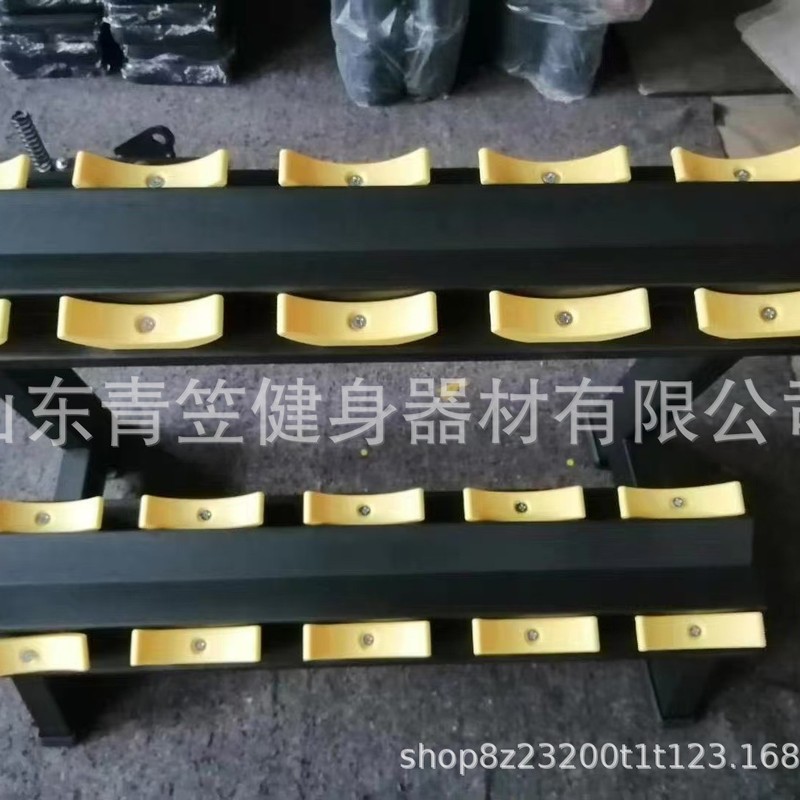 商用哑铃架5对6对10对哑铃架商用健身房私教专用双层十副哑铃架|undefined