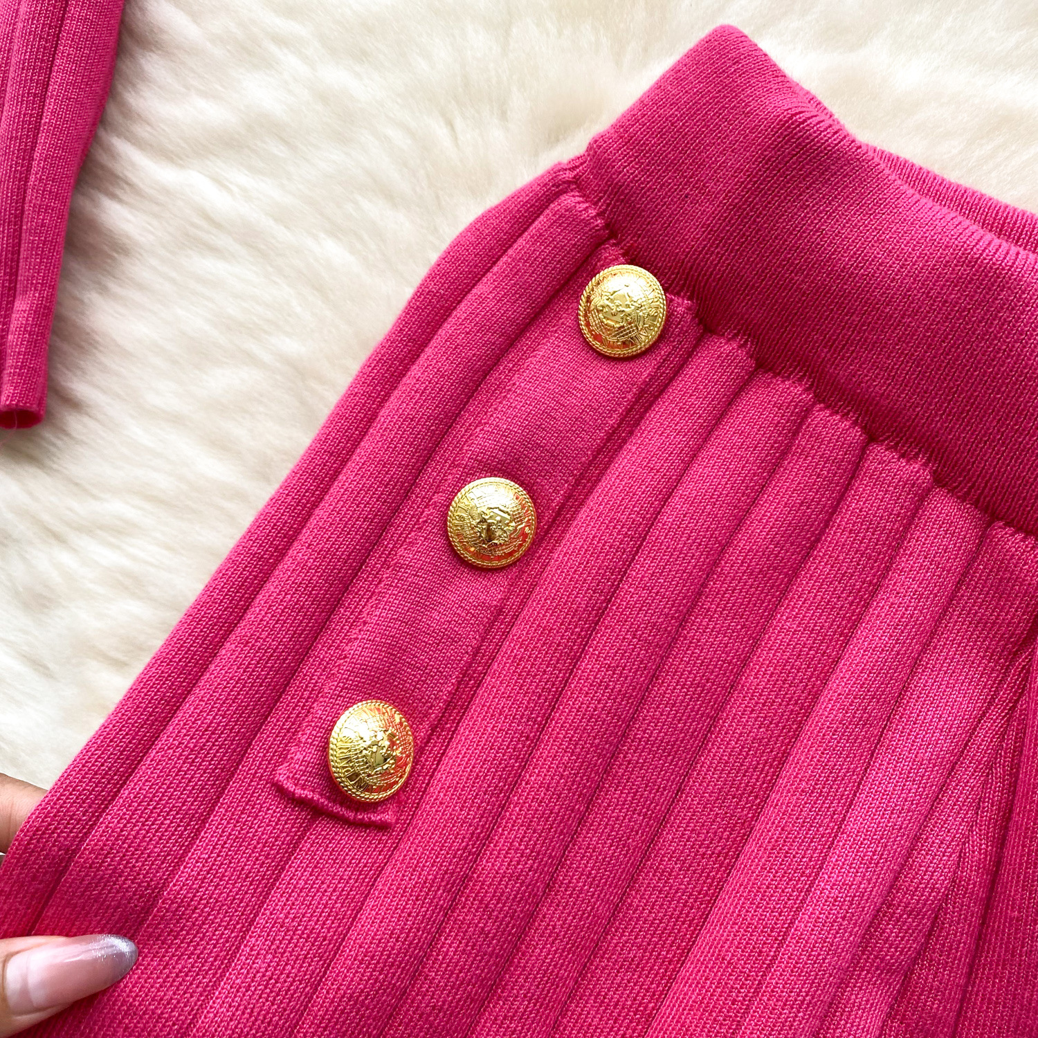 Damen Strickpullover Und Freizeithose Im Set Figurbetont_voghion.com