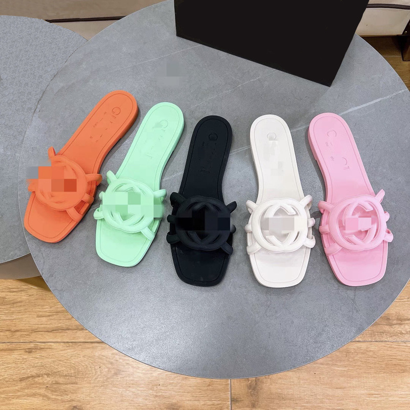 G's Flip-Flops for Women 2024 Trendy Summer New Dopamine Jelly Bottom European and American Cross-Border Export Sandals and Slippers G's Flip-Flops for Women 2024 Trendy Summer New Dopamine Jelly Bottom European and American Cross-Border Export Sandals and Slippers