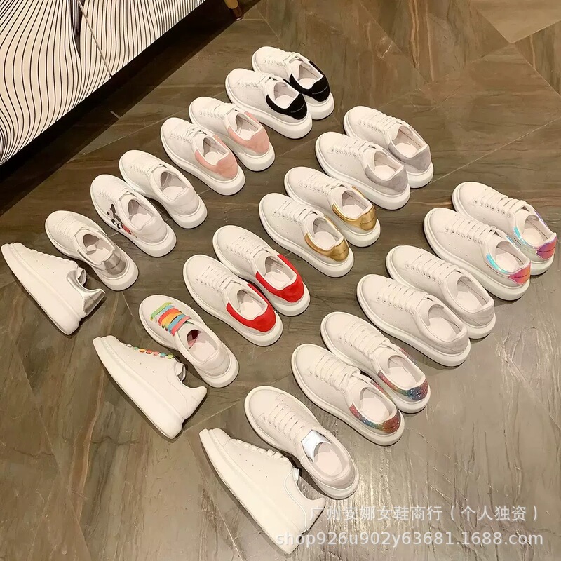 2025春季麦昆小白鞋女新款百搭松糕厚底增高运动真皮休闲鞋板鞋女|undefined