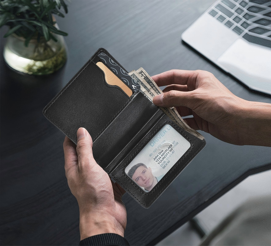 Sınır Ötesi Yeni Model Cüzdan Konumlandırıcı Air Tag Takip Belgesi Kart Saklama Anti-Kayıp Cihazı Find My Takip Cihazı