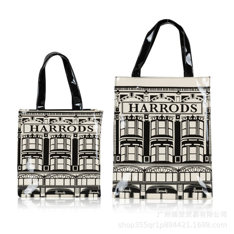 European and American hot selling waterproof women's shoulder bag handbag environmental protection shopping bag student tutorial book bag storage bag