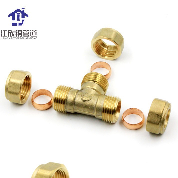 DZR manga de la tarjeta de alambre interno tee directa codo rosca interna rosca externa tubería de cobre directa
