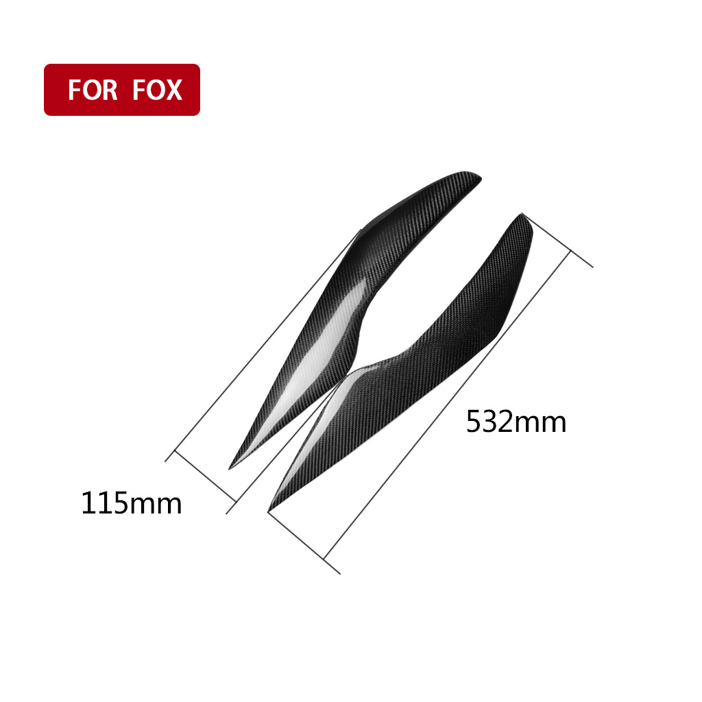 Suitable for 09-11 Ford Focus carbon fiber modified eyebrow eyebrow headlight decorative strip lamp eyebrow patch