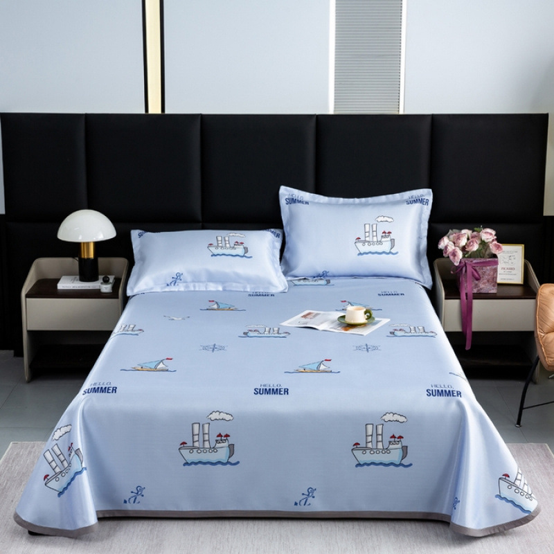 (Total) 2026 nuevo lujo ligero lavable en máquina sábanas de cama de alta densidad gran tela de hielo fría image 23