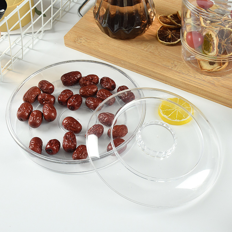 透明PS塑料圆形糖果盒