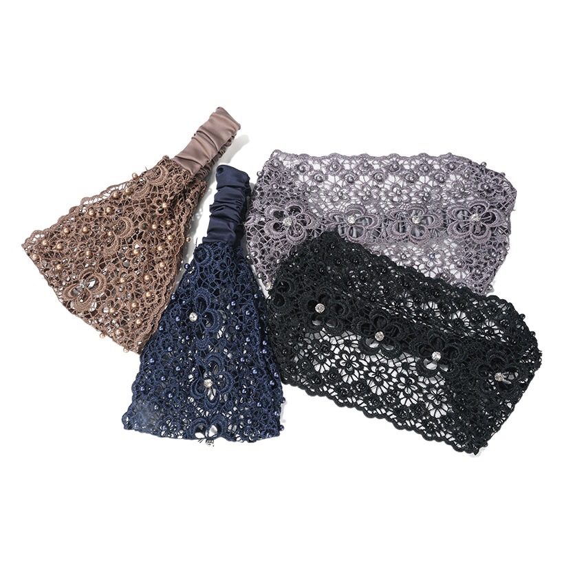 TikTok Net Red de borde ancho de presión pelo antideslizante pelo blanco que cubre la diadema tocado femenino diadema