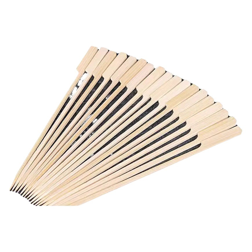 Amazon hierro pistola cadena palo de bambú palo de fruta Palillo de dientes barbacoa palo de bambú plato de fruta palo de bambú