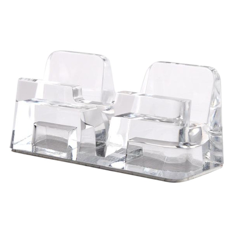 Soporte Acrílico Transparente para Exhibición de Electrónicos — Base para Teléfonos y Accesorios