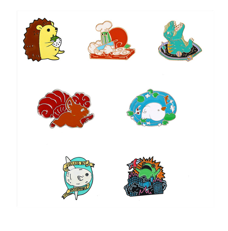 Cartoon Style Style Cartoon Style Pin Animal Alloy Enamel Plating Unisex Brooches