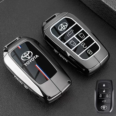Static Rod/Key Bag key case, Wilfa, Sienna, Granvia - smart-5-key-gunmetal-black-single-shell