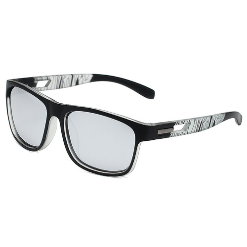 新款男女偏光太阳镜运动款户外墨镜401炫彩膜眼镜骑行镜驾驶镜