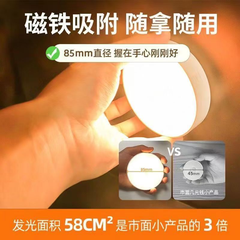 Cross-Border Charging Activation Board. Motion Sensor Infrared Night Light Wireless Led Bedside Sensor Light Smart