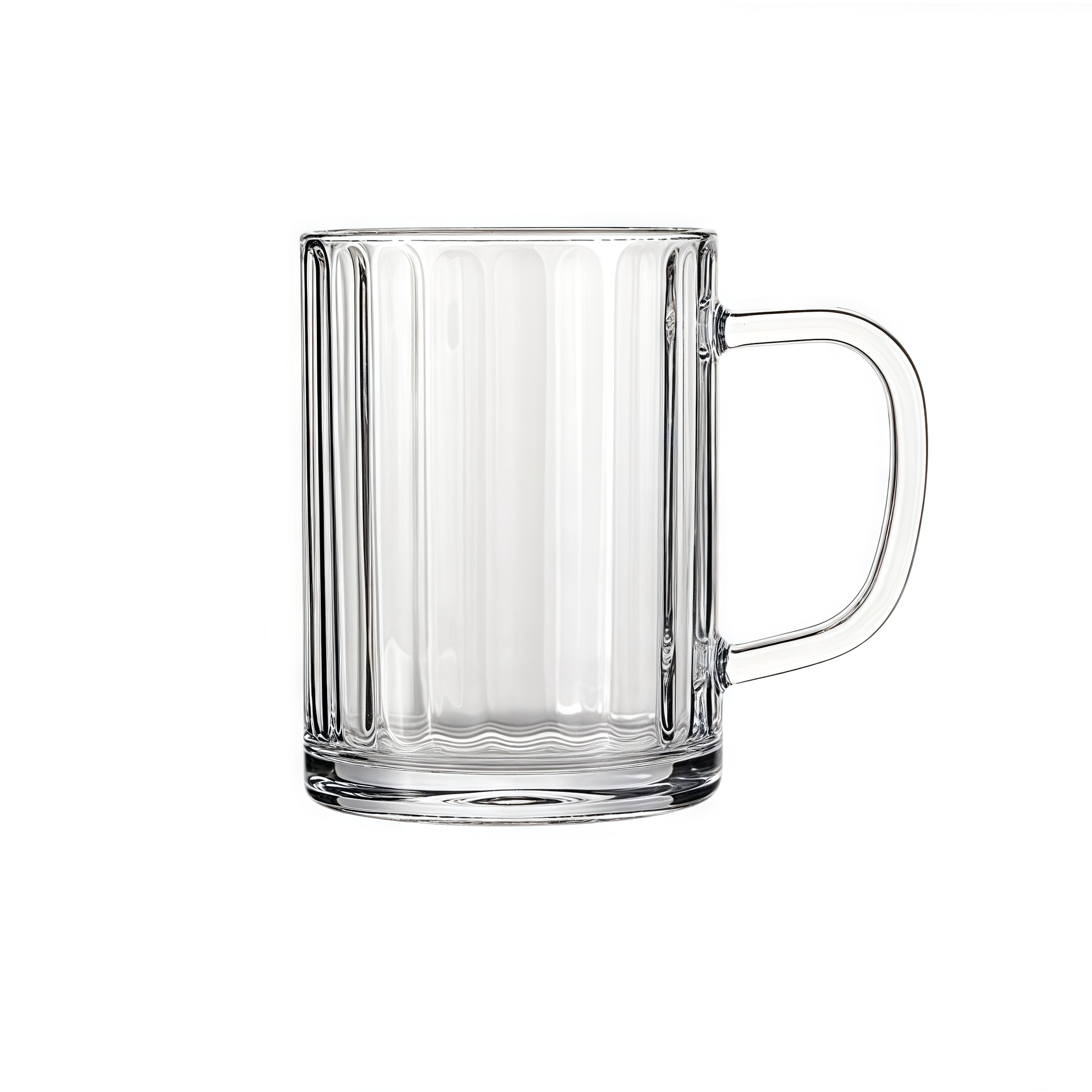 Vaso de cerveza artesanal mayorista comercial con mango de copa de vidrio resistente al calor con logotipo de impresión de copa image 4