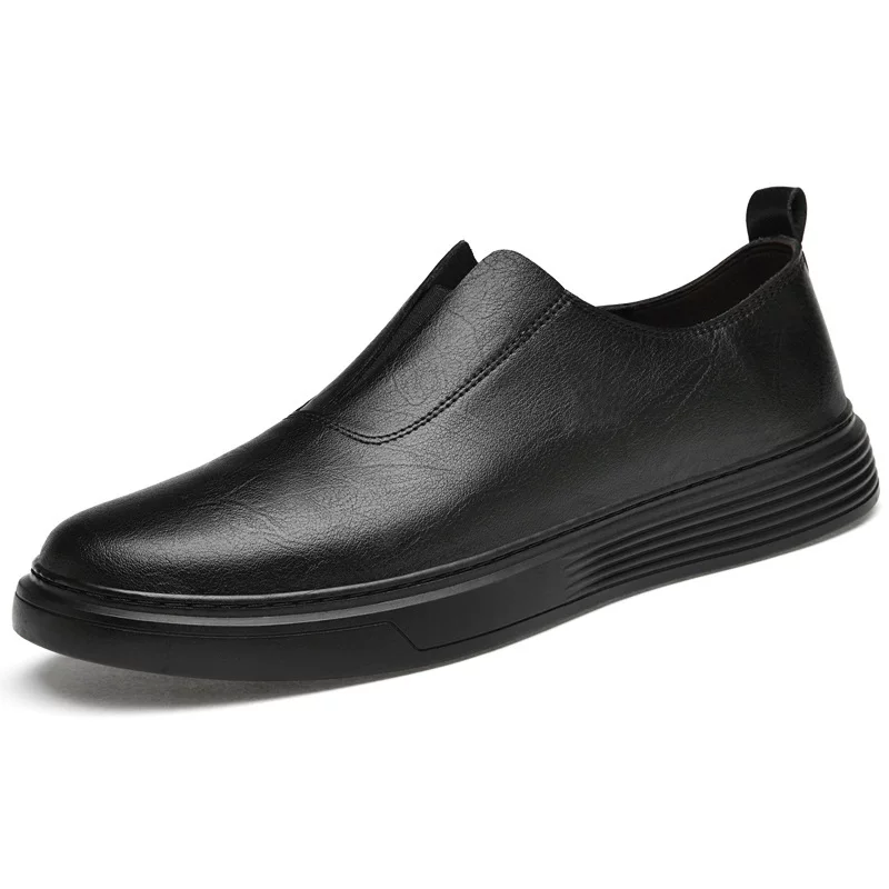 Low leather loafers, sneakers, casual footwear, shoes