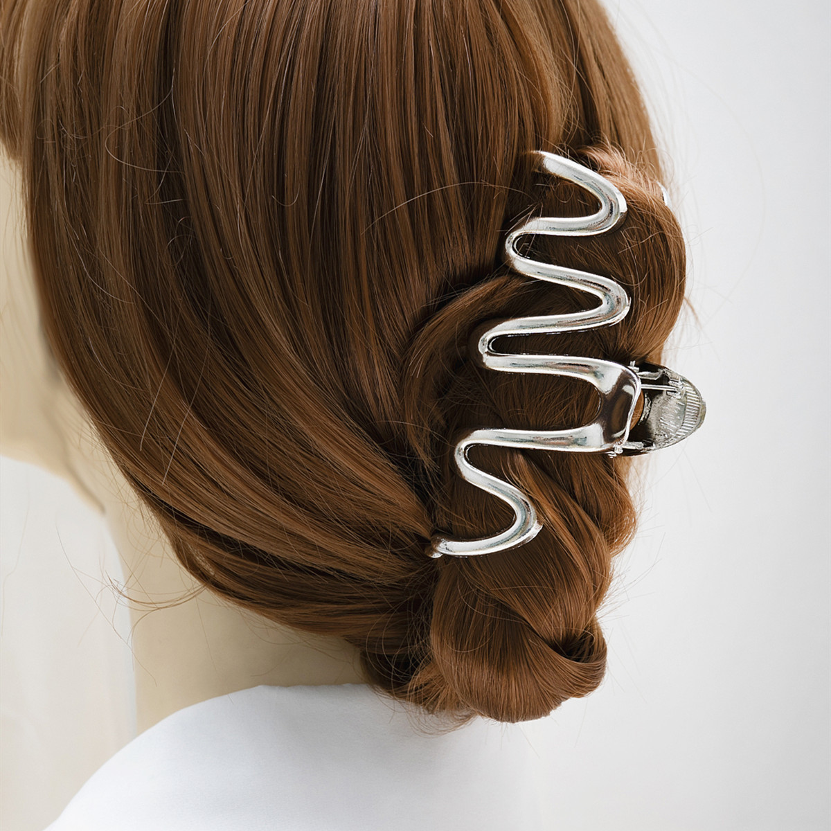 1 Piece Quantity Simple Style Solid Color Metal Plating Hair Claws 1 Piece