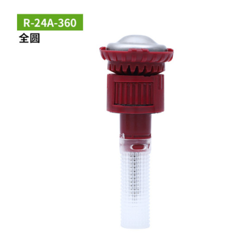 4 rociadores subterráneos dispersos de elevación automática de 360 grados de rotación de rociadores de riego de jardín Greening