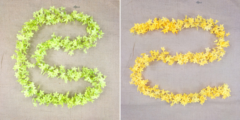 Lilac Fake Vine Artificial Plastic Flower String Garland Indoor Ceiling Air Conditioner Pipe Wrap Wholesale_maomaolike.com
