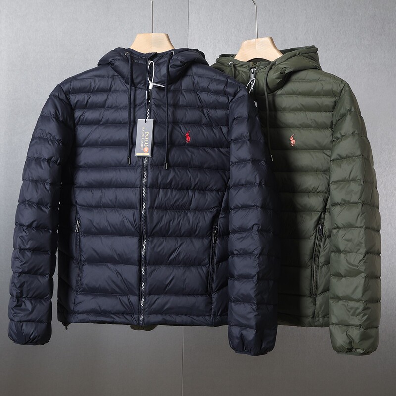 跨境 RL拉夫经典轻薄款羽绒连帽羽绒服RL17500|undefined