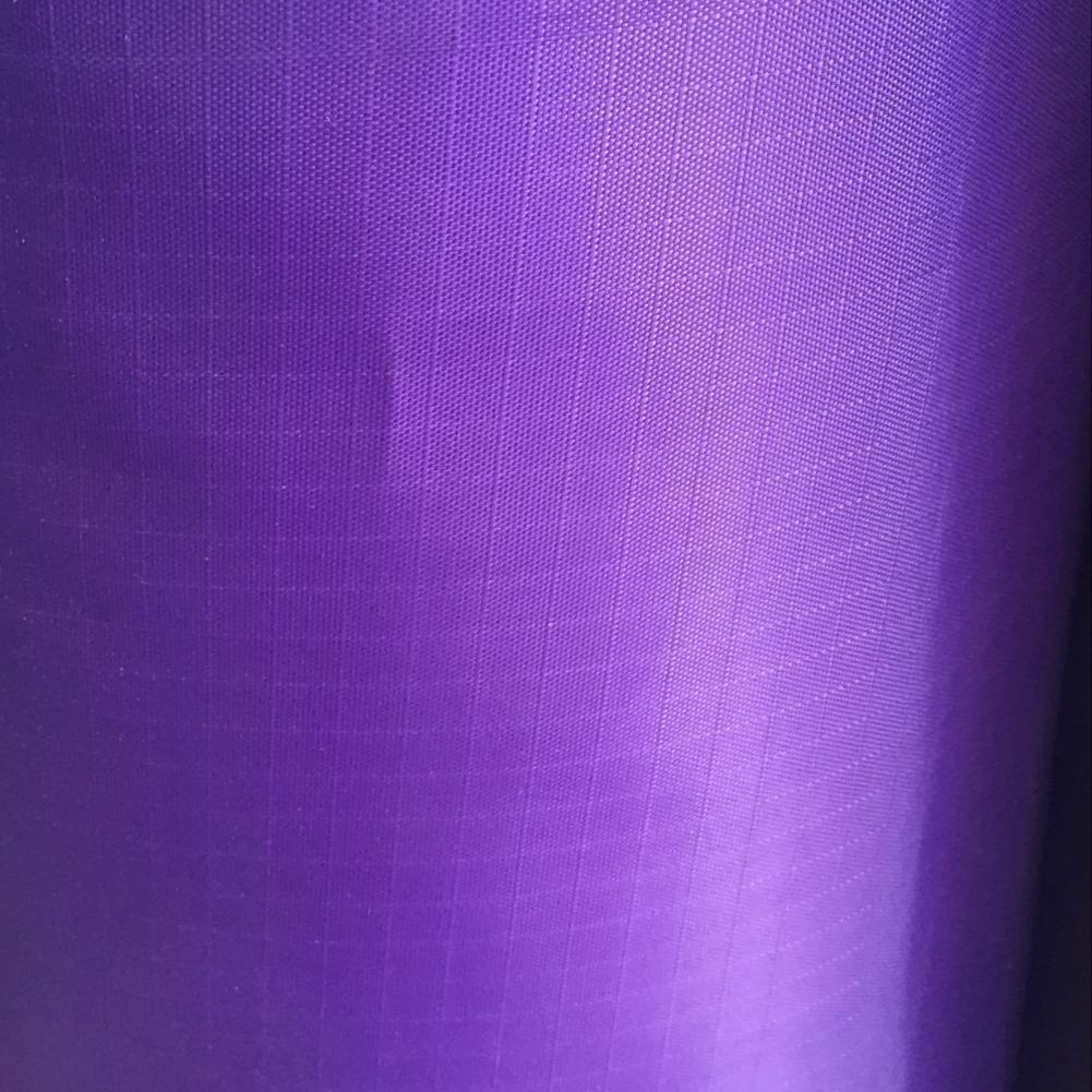 工厂直销涤纶布料箱包里布   牛津布5分格