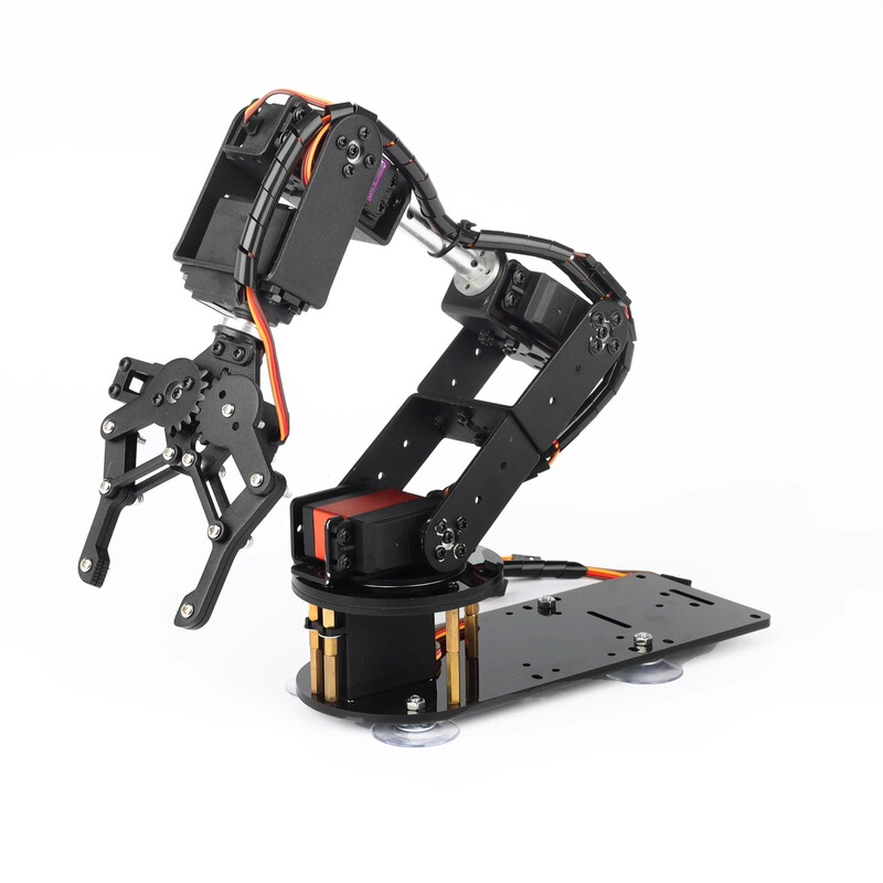 6-degree-of-freedom mechanical arm multi-degree-of-freedom disc type manipulator robot steering gear maker education ~ 6-degree-of-freedom mechanical arm multi-degree-of-freedom disc type manipulator robot steering gear maker education ~