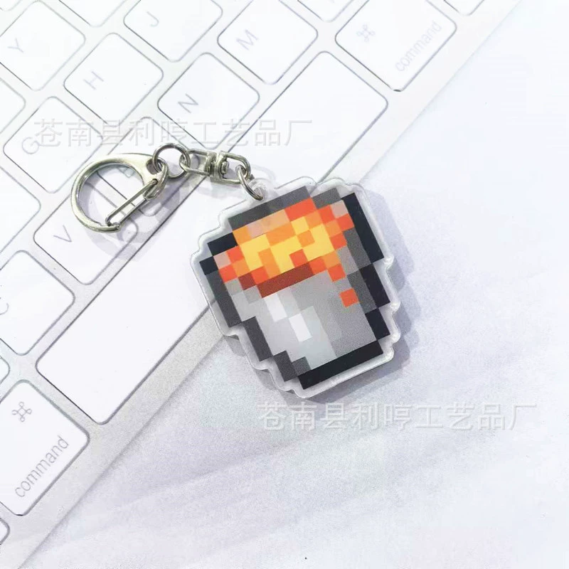 Cartoon acrylic keychain, backpack accessory