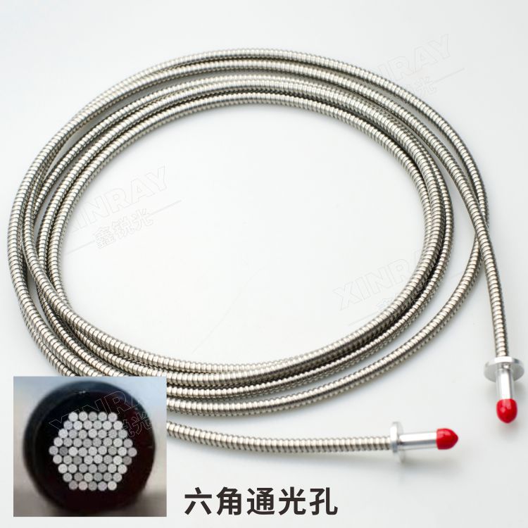 六角端面石英光纤束 六角紫外光纤束  柔性光纤 光纤排列