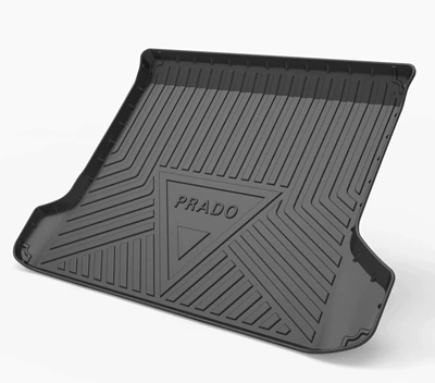 Specialized Toyota Lc150 Right-Hand Drive Prado 4Th Generation Tpe Rubber Waterproof Floor Mats (Universal Foot Pad) - lc150-prado-5-seater-version-trunk-mat-10-22-years-all-tpe-special-car