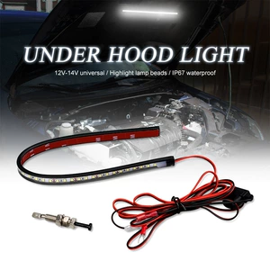 Cross-Border Supply 12V Car Hood Lighting Lamp Emergency Inspection Lamp Hood Light Led Car Decorative Light