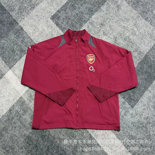 Arsenal fans' autumn and spring outerwear, sweatshirts, jackets, team uniforms, sportswear, football jerseys, windbreakers, and memorabilia
