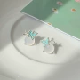 滴油春季新款小巧耳钉