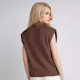 European and American Amazon AliExpress cross-border women's turtleneck vest sweater women's autumn and winter vest solid color pullover sweater