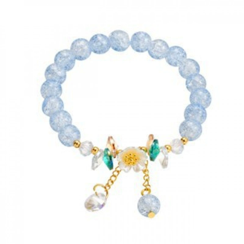Jingdezhen ceramic bead bracelet, handmade, elastic, gift boxed (OPP)