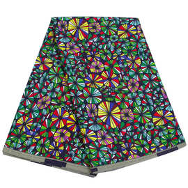 非洲民族蜡染布料棉质安卡拉双面印花非洲民族服饰面料现货批发