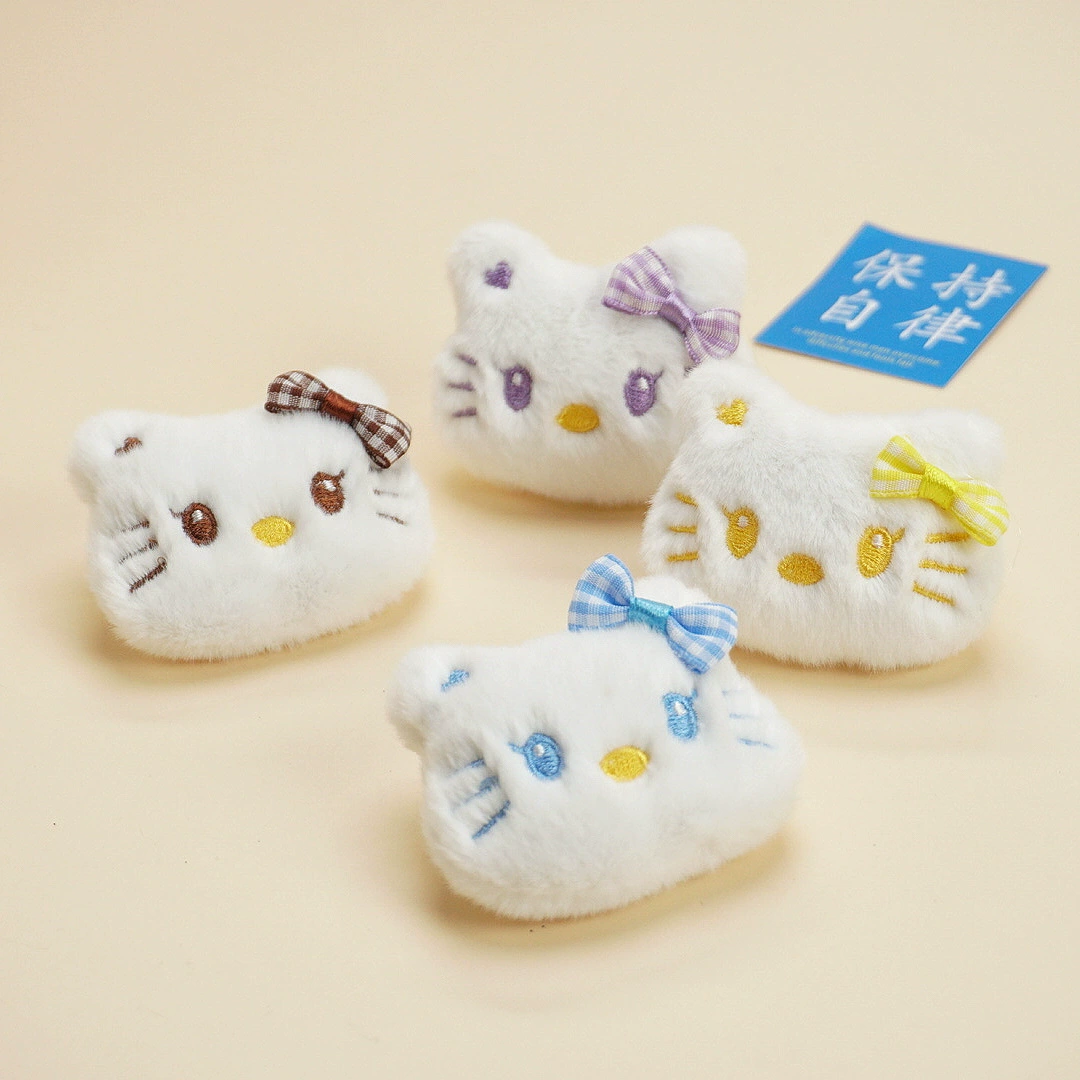 Мультфильм плюшевые HelloKitty кошка HELLO KITTY Милая брошь аксессуары для волос одежда обувь носки сумки аксессуары