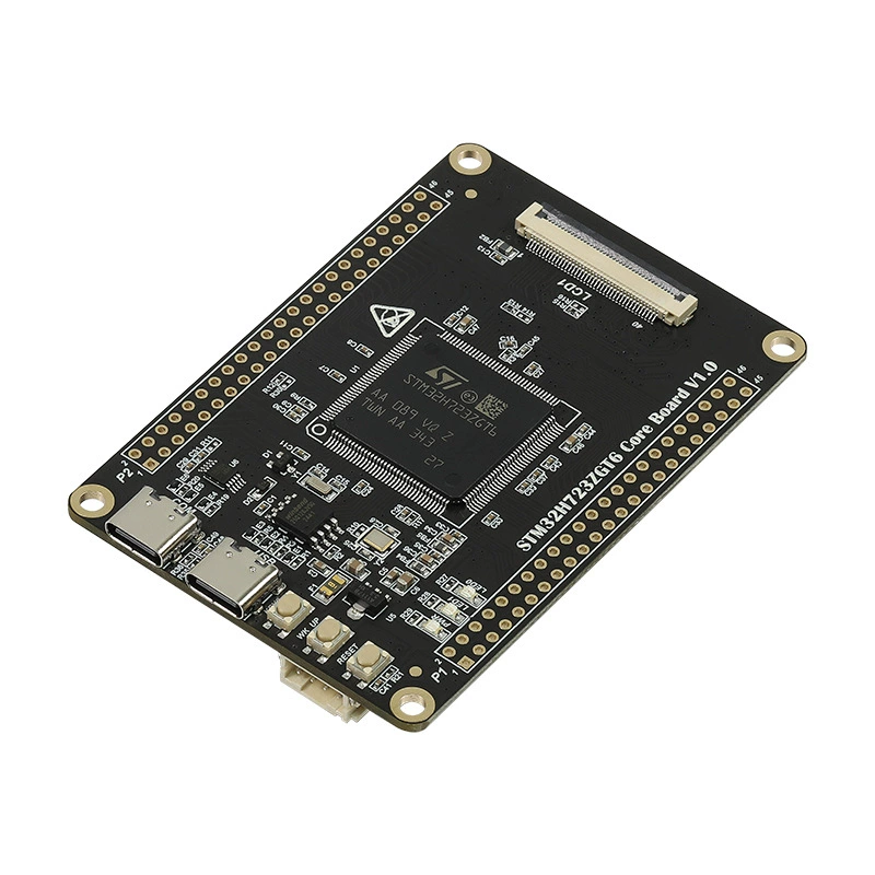 Плата Core STMicroelectronics STM32H723ZGT6, 550 МГц Cortex‑M7, внешняя SDRAM и поддержка LVGL тач