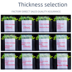 9x19cm self-sealing bag bulk wholesale thick transparent sealed bag mobile waterproof plastic packaging bag manufacturer