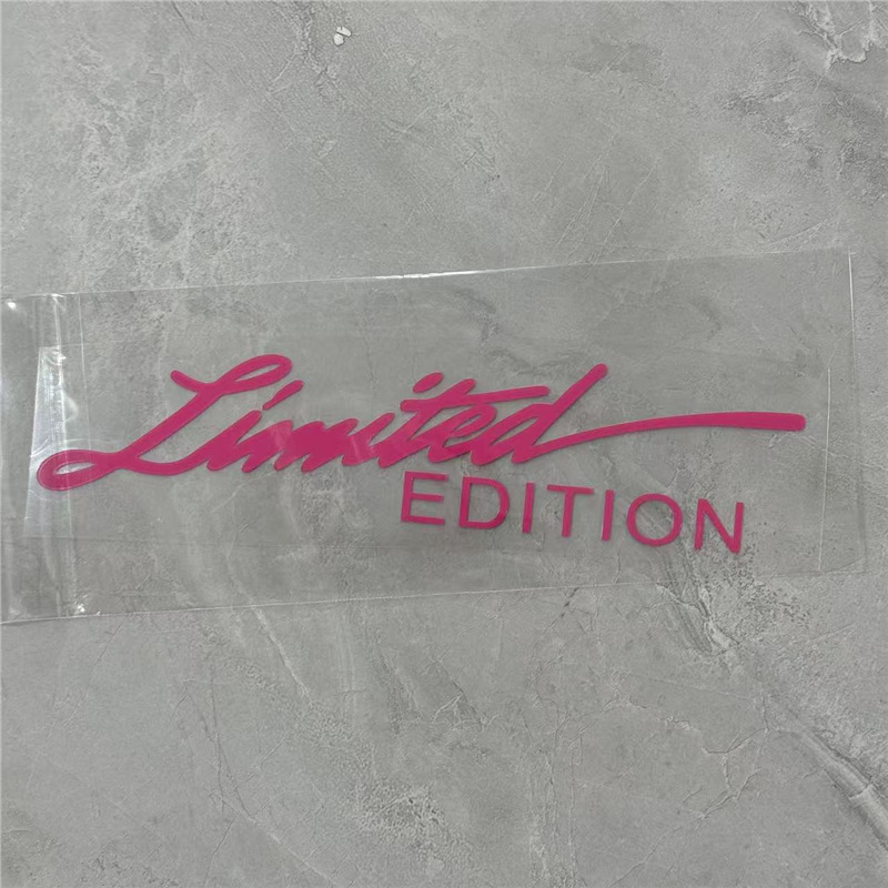 外贸汽车LIMITED EDITION 镭射反光贴电动摩托车英文字母贴装饰贴|undefined