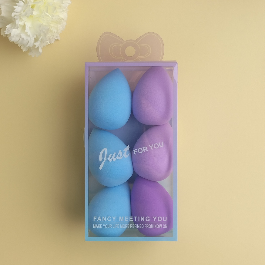 Cosméticos de belleza UV impresa arco colgante mascota caja de almacenamiento transparente polvo de maquillaje huevo mascota caja de almacenamiento transparente